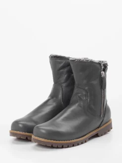 Andrea Conti – Stiefelette aus Kalbleder anthrazitgrau
