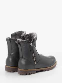 Andrea Conti – Stiefelette aus Kalbleder anthrazitgrau