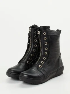 Andrea Conti – Stiefeletten aus Kalbleder schwarz