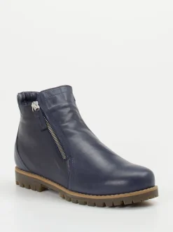 Andrea Conti – Stiefeletten aus Kalbleder Dunkelblau