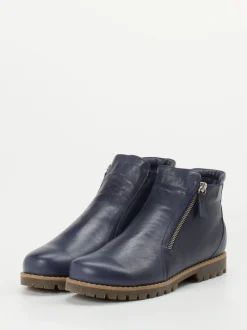 Andrea Conti – Stiefeletten aus Kalbleder Dunkelblau