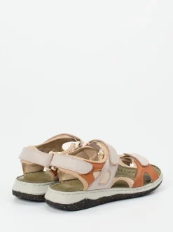 Andrea Conti – Trekkingsandale aus Kalbleder Multicolor