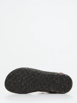 Andrea Conti – Trekkingsandale aus Kalbleder Multicolor