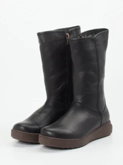 Andrea Conti – Winterstiefel aus Kalbleder schwarz