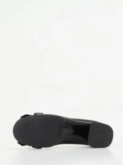 Andrea Puccini – Blockabsatz-Pumps aus Lammleder schwarz