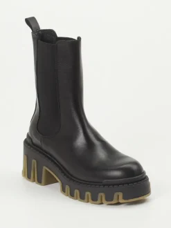 Andrea Puccini – Chelsea Boots aus Kalbleder Schwarz