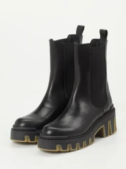 Andrea Puccini – Chelsea Boots aus Kalbleder Schwarz