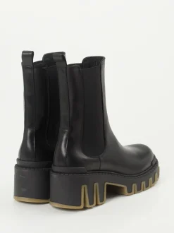 Andrea Puccini – Chelsea Boots aus Kalbleder Schwarz