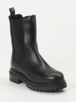 Andrea Puccini – Chelsea Boots aus Kalbleder Schwarz