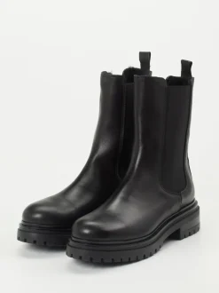 Andrea Puccini – Chelsea Boots aus Kalbleder Schwarz