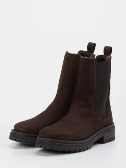 Andrea Puccini – Chelsea Boots aus Nubukleder braun
