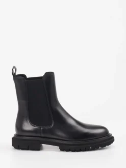 Andrea Puccini – Chelsea Boots aus Kalbleder schwarz