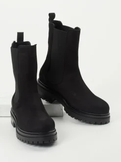 Andrea Puccini – Chelsea Boot aus Nubukleder schwarz