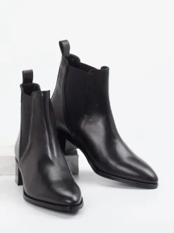 Andrea Puccini – Chelsea Boots aus Lammleder schwarz