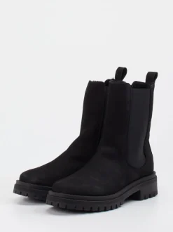 Andrea Puccini – Chelsea Boots aus Nubukleder schwarz