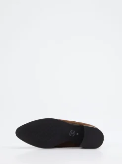 Andrea Puccini – Chelsea-Stiefelette aus Veloursleder Braun
