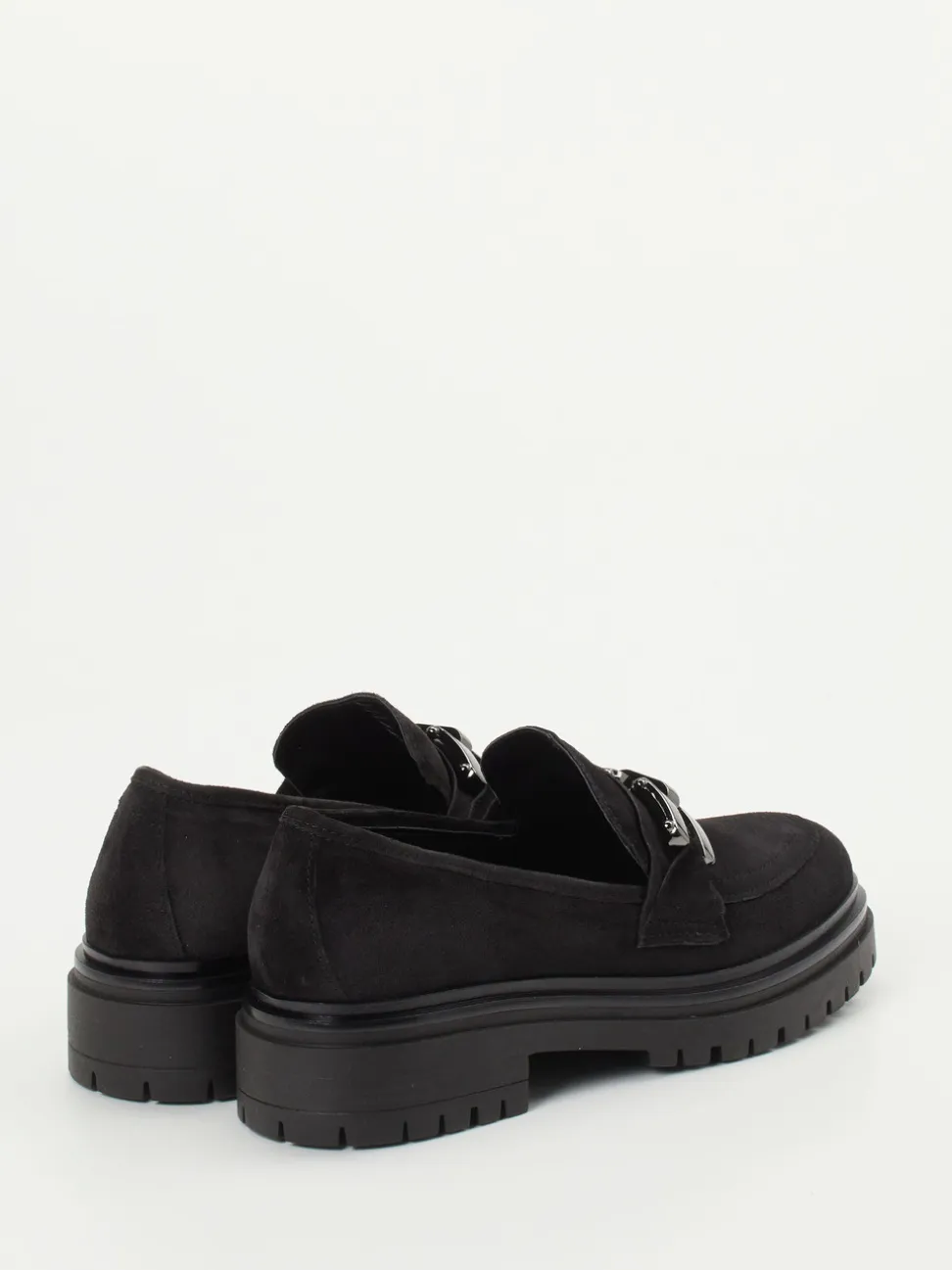 Andrea Puccini – Chunky Loafer aus Veloursleder Schwarz