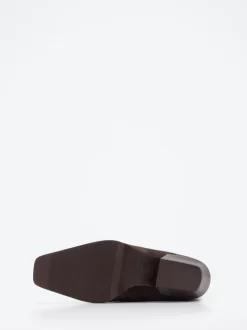 Andrea Puccini – Cowboy-Stiefeletten aus Veloursleder braun