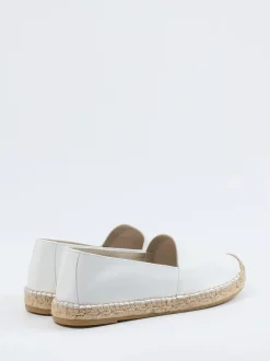 Andrea Puccini – Espadrilles aus Lammleder weiß
