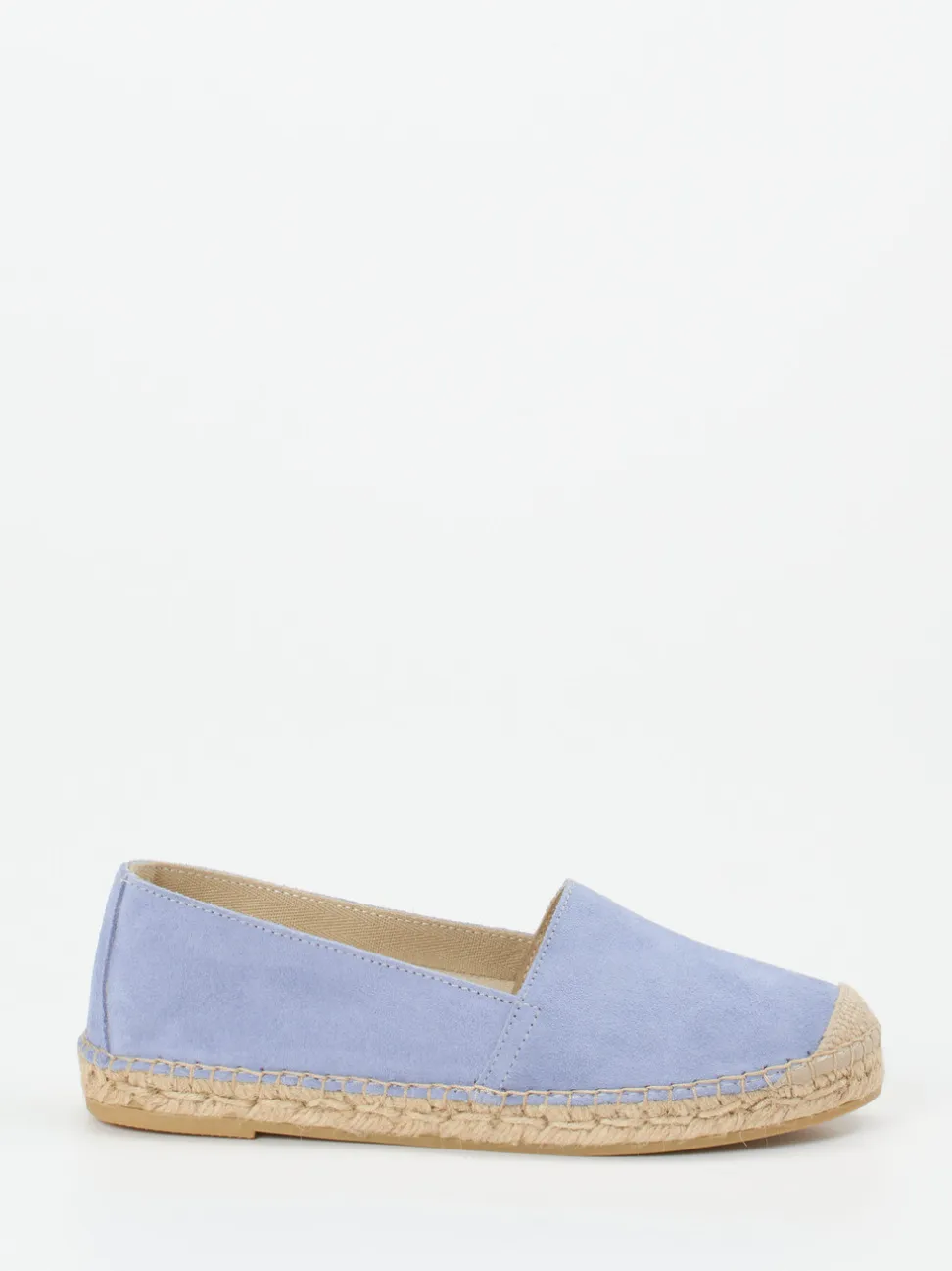 Andrea Puccini – Espadrilles aus Veloursleder lavendelblau