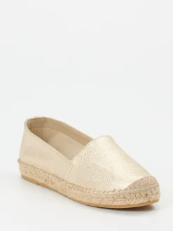 Andrea Puccini – Espadrilles aus Lammleder Gold