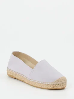 Andrea Puccini – Espadrilles aus Veloursleder Hellflieder