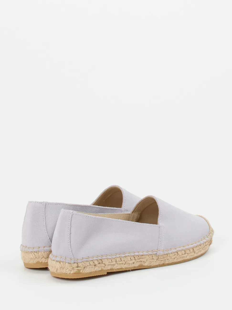 Andrea Puccini – Espadrilles aus Veloursleder Hellflieder