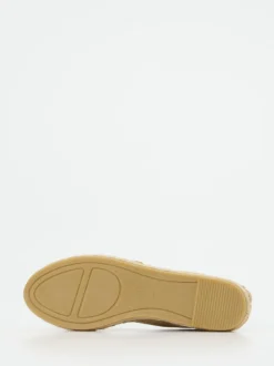 Andrea Puccini – Espadrilles aus Veloursleder beige