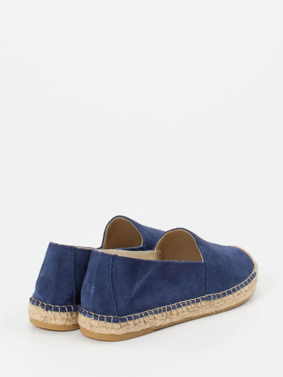 Andrea Puccini – Espadrilles aus Veloursleder marineblau