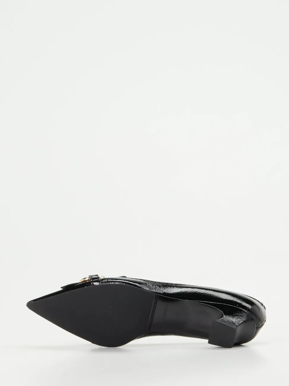 Andrea Puccini – Kitten-Heel-Pumps aus Lackleder Schwarz