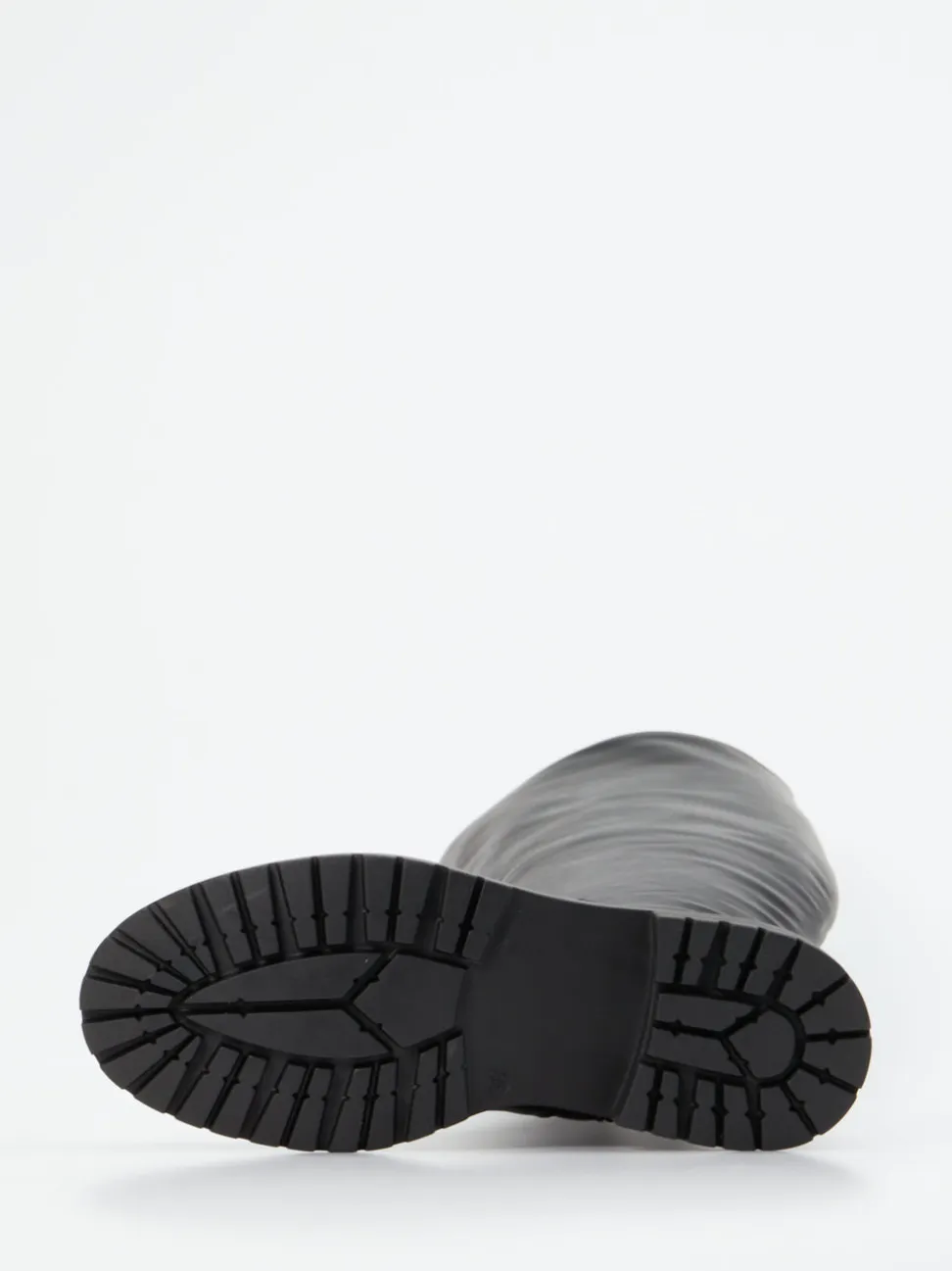 Andrea Puccini – Kniehohe Boots aus Kalbleder schwarz