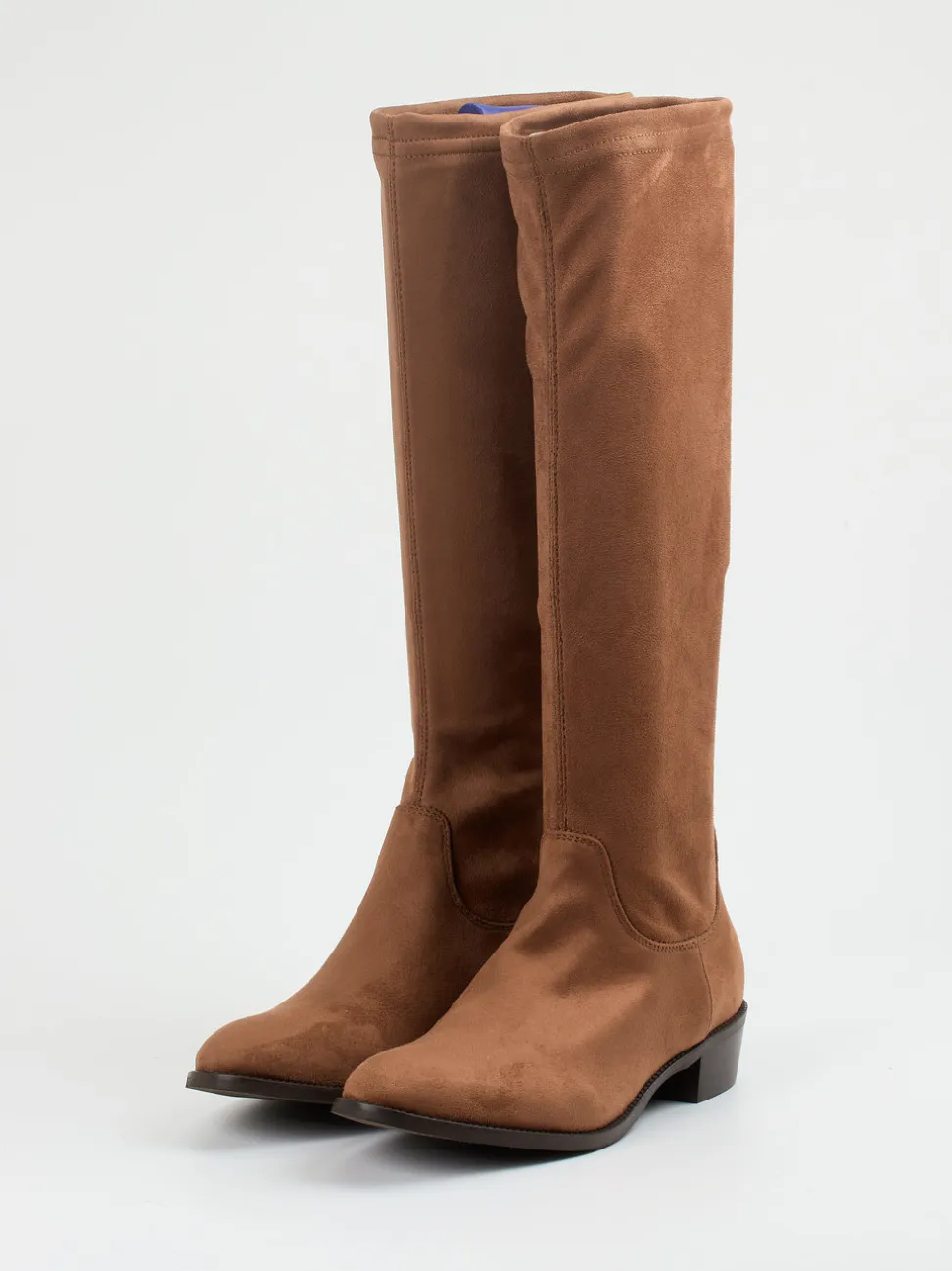 Andrea Puccini – Kniestiefel aus Stretch in Braun