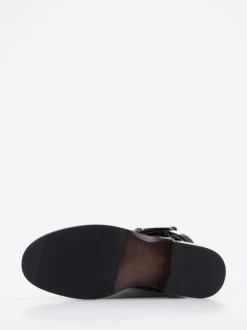 Andrea Puccini – Kniestiefel aus Glattleder Schwarz