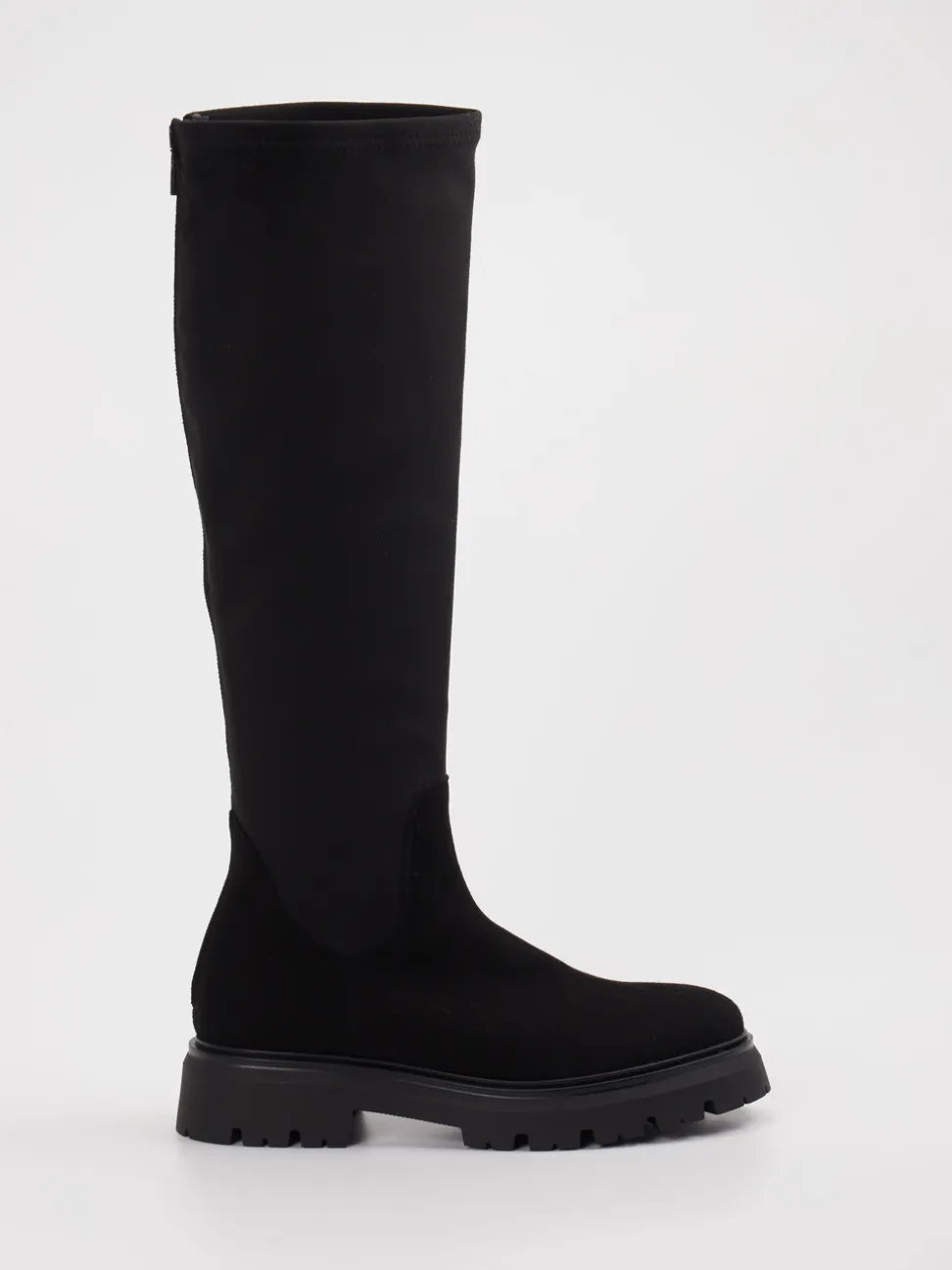 Andrea Puccini – Langschaftstiefel aus Leder schwarz