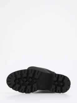 Andrea Puccini – Langschaftstiefel aus Leder schwarz