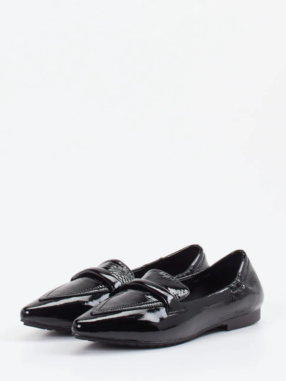 Andrea Puccini – Loafer aus Lackleder schwarz