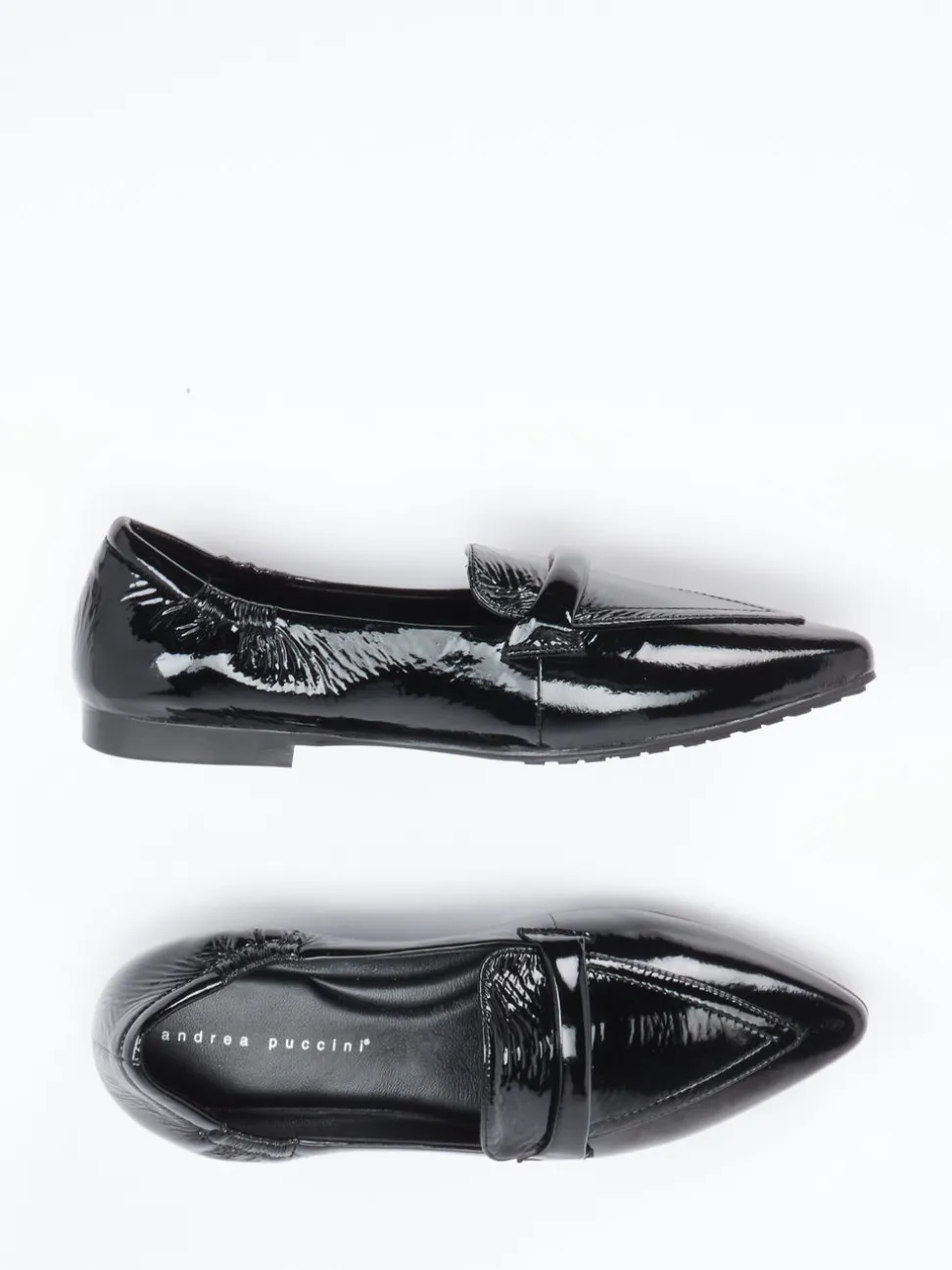 Andrea Puccini – Loafer aus Lackleder schwarz