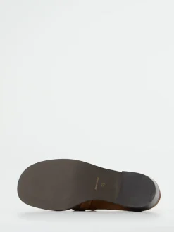Andrea Puccini – Loafer aus Veloursleder cognacbraun