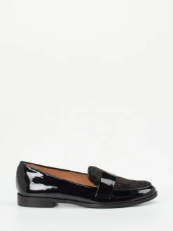 Andrea Puccini – Loafer aus Lackleder Schwarz