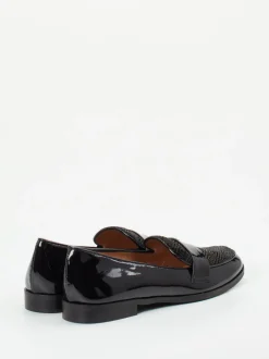 Andrea Puccini – Loafer aus Lackleder Schwarz