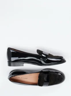 Andrea Puccini – Loafer aus Lackleder Schwarz