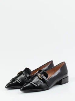 Andrea Puccini – Loafer aus Hochglanzleder schwarz