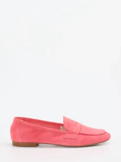 Andrea Puccini – Loafer aus Veloursleder Korallrosa
