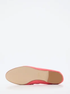 Andrea Puccini – Loafer aus Veloursleder Korallrosa