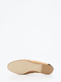Andrea Puccini – Loafer aus Veloursleder in Beige