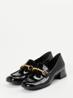 Andrea Puccini – Loafer aus Lackleder schwarz