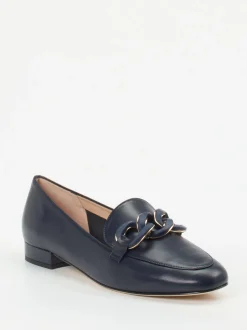 Andrea Puccini – Loafer aus Lammleder in Marineblau
