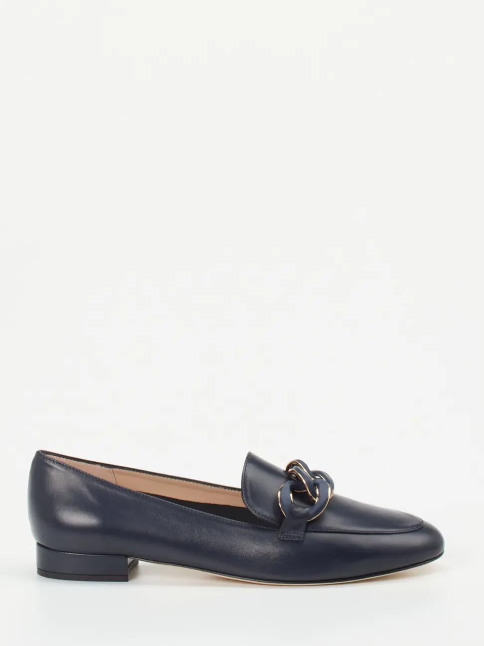 Andrea Puccini – Loafer aus Lammleder in Marineblau