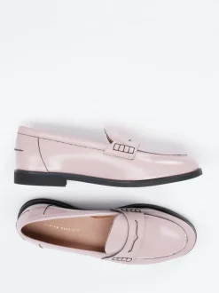Andrea Puccini – Loafer aus Hochglanzleder in Rosa