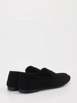 Andrea Puccini – Loafer aus Veloursleder Schwarz